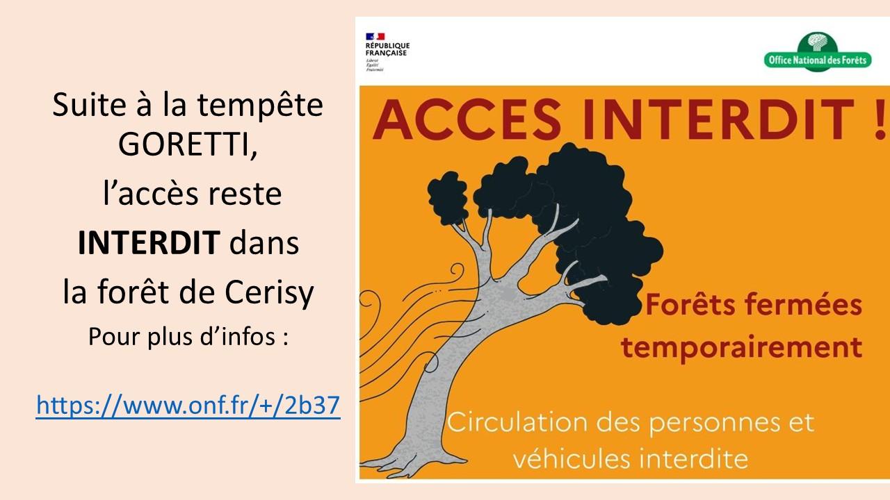 FORET INTERDITE